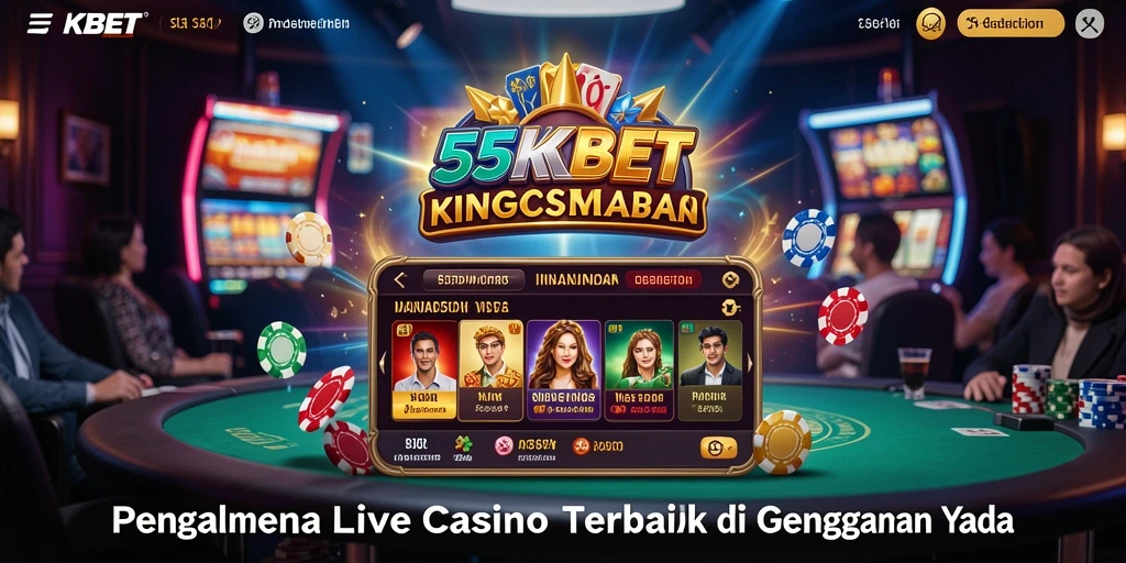 Gambaran permainan Live Casino yang mengasyikkan di 55KBET.