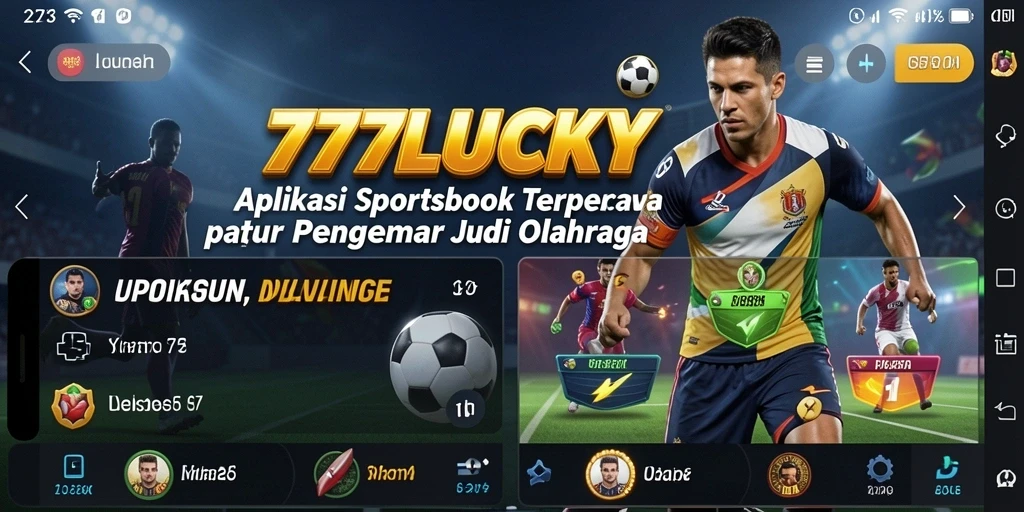 Tampilan menarik dari gameplay 777LUCKY saat bertaruh pada olahraga.