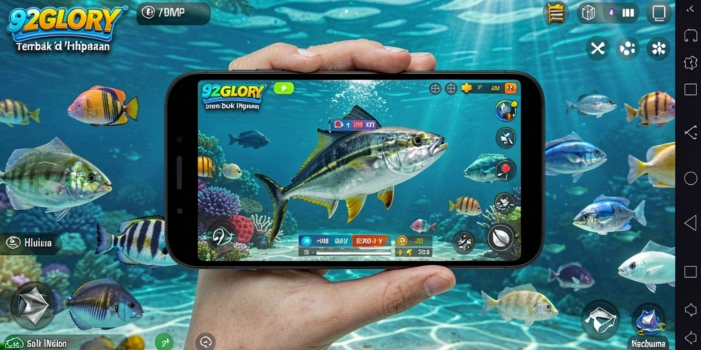 Tampilan menakjubkan dari gameplay Tembak Ikan yang seru.