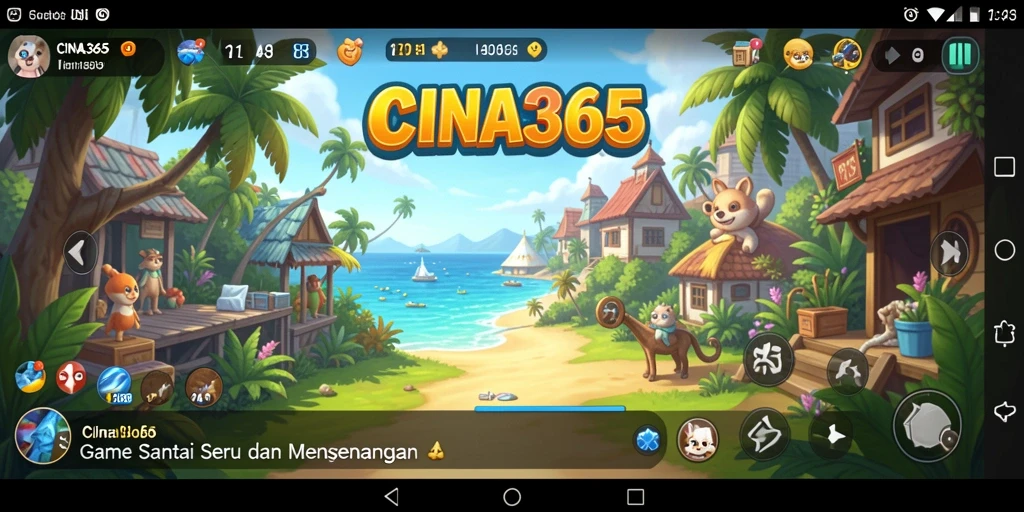 Screenshot utama CINA365 menunjukkan gameplay yang menarik dan menyenangkan.