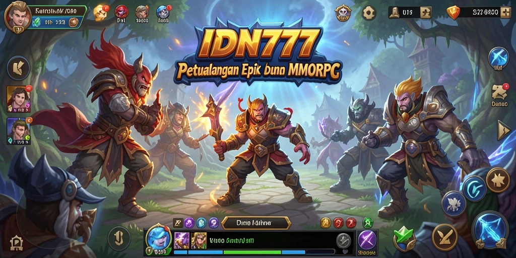 Tampilan epic dari gameplay IDN777 yang seru dan menantang.