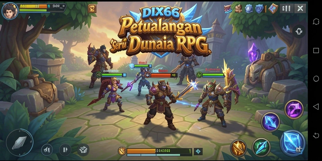 Tangkapan layar gameplay <strong>IDX66</strong> yang menampilkan aksi seru petualangan RPG.