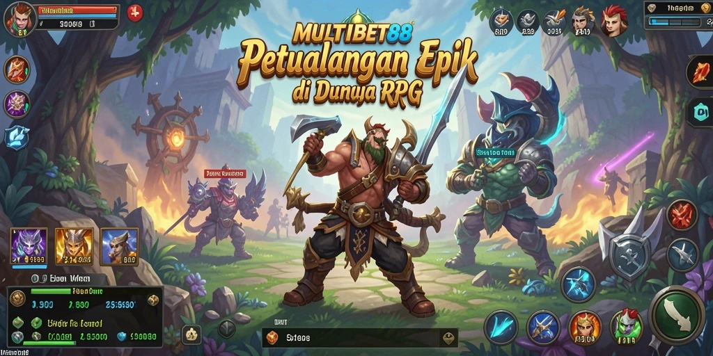 Screenshot gameplay <strong>MULTIBET88</strong> menampilkan pertarungan epik yang mendebarkan.