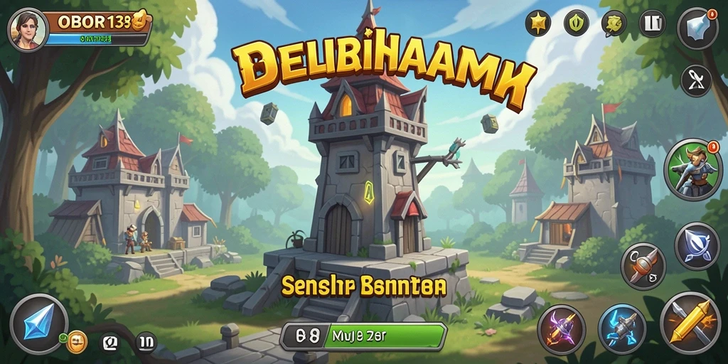 Gameplay seru dengan strategi menara untuk melawan musuh.