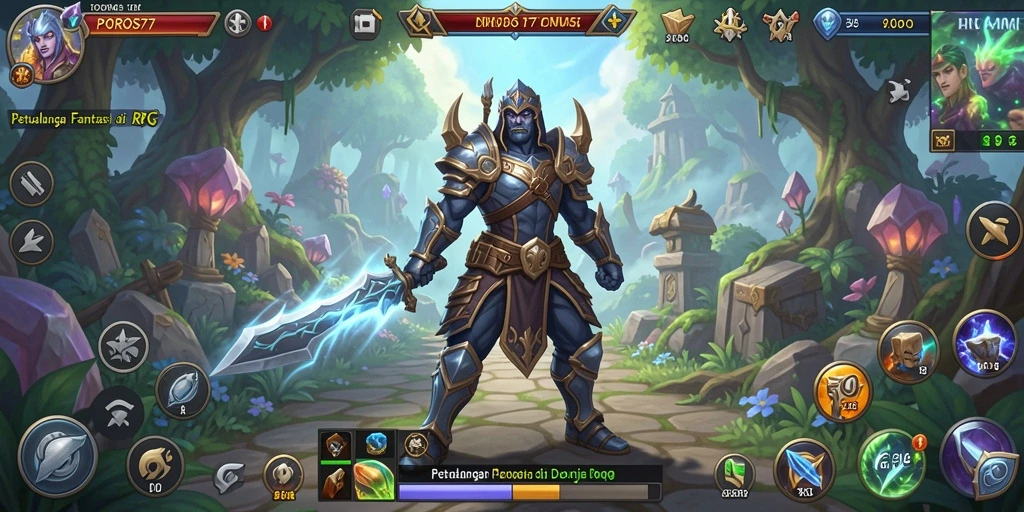 Tampilan gameplay RPG yang seru dan menegangkan di dunia <strong>POROS77</strong>.