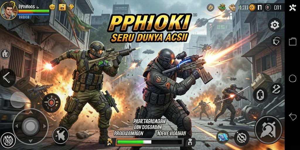 Tampilan menegangkan dari gameplay PPHOKI yang penuh aksi.