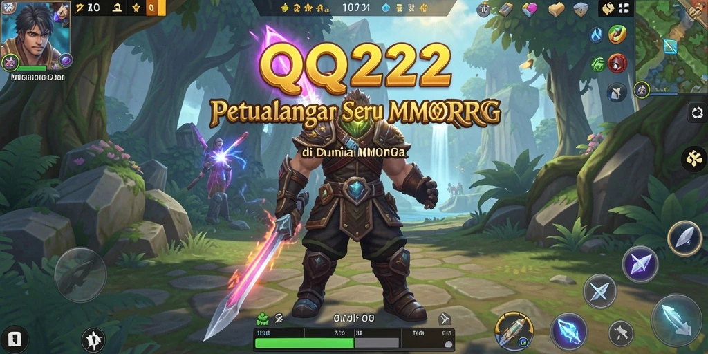Tampilan gameplay QQ222 yang seru dalam dunia MMORPG.