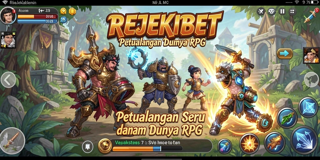 Tampilan gameplay seru dan mendebarkan di REJEKIBET.