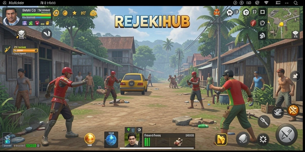 Tampilan gameplay REJEKIHUB yang seru dan interaktif.
