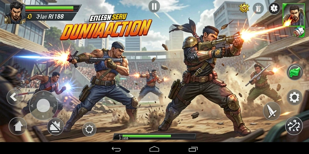 Screenshot gameplay RI188 dengan aksi seru dan grafik menawan.