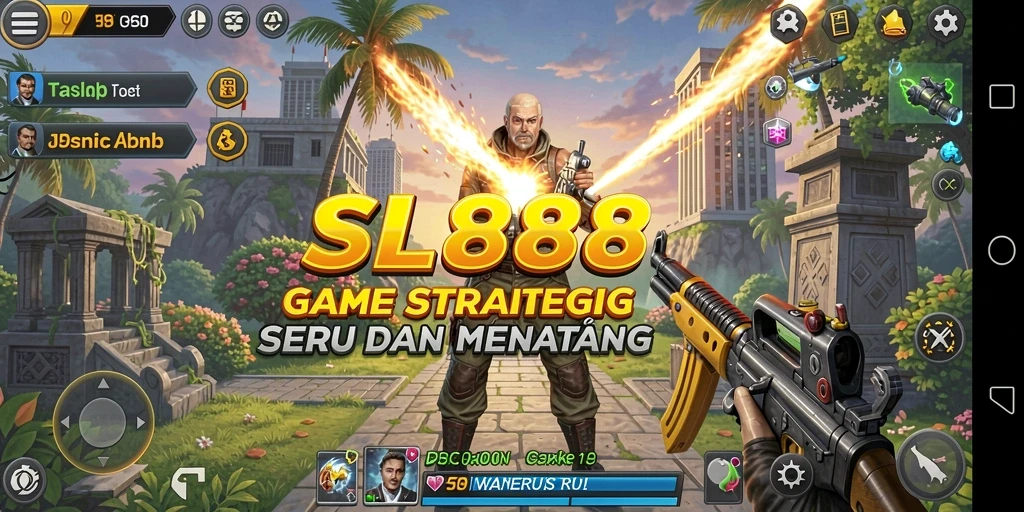 Tampilan gameplay SL888 dengan strategi seru dan grafik menakjubkan.